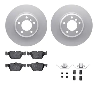 R1 Concepts WDUH1-31203 Carbon Series Brake Rotors W/ 5000 Oep Brake Pads & Hdw